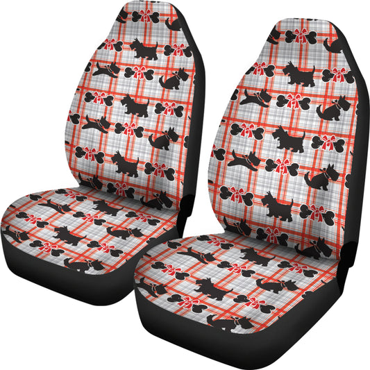 Scottish Terriers Print Design LKS3014 Car Seat Covers