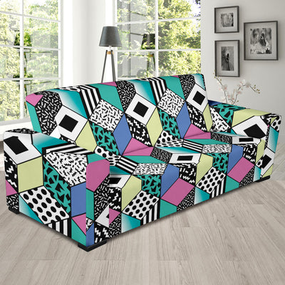 90s Pattern Print Design 3 Sofa Slipcover