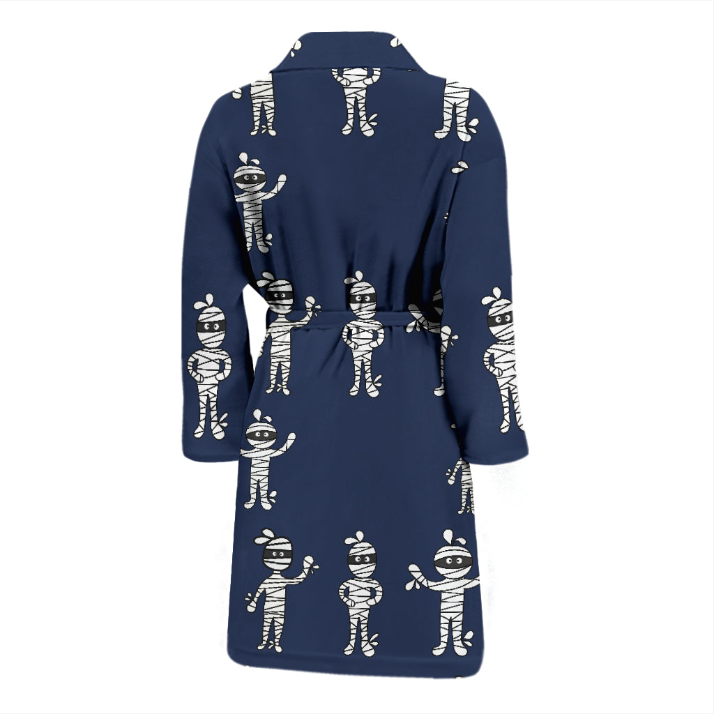 Mummy Print Design LKS306 Men Bathrobe