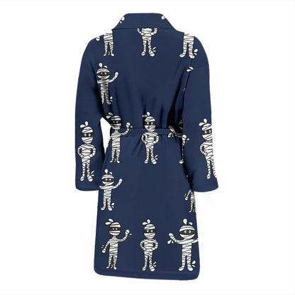 Mummy Print Design LKS306 Men Bathrobe