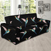 Hummingbird Pattern Print Design 06 Sofa Slipcover