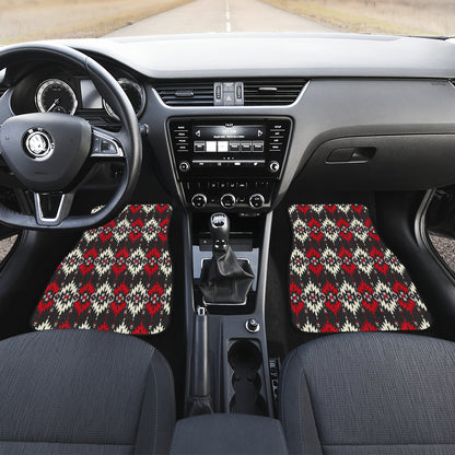 Southwestern Pattern Car Floor Mats Front Back