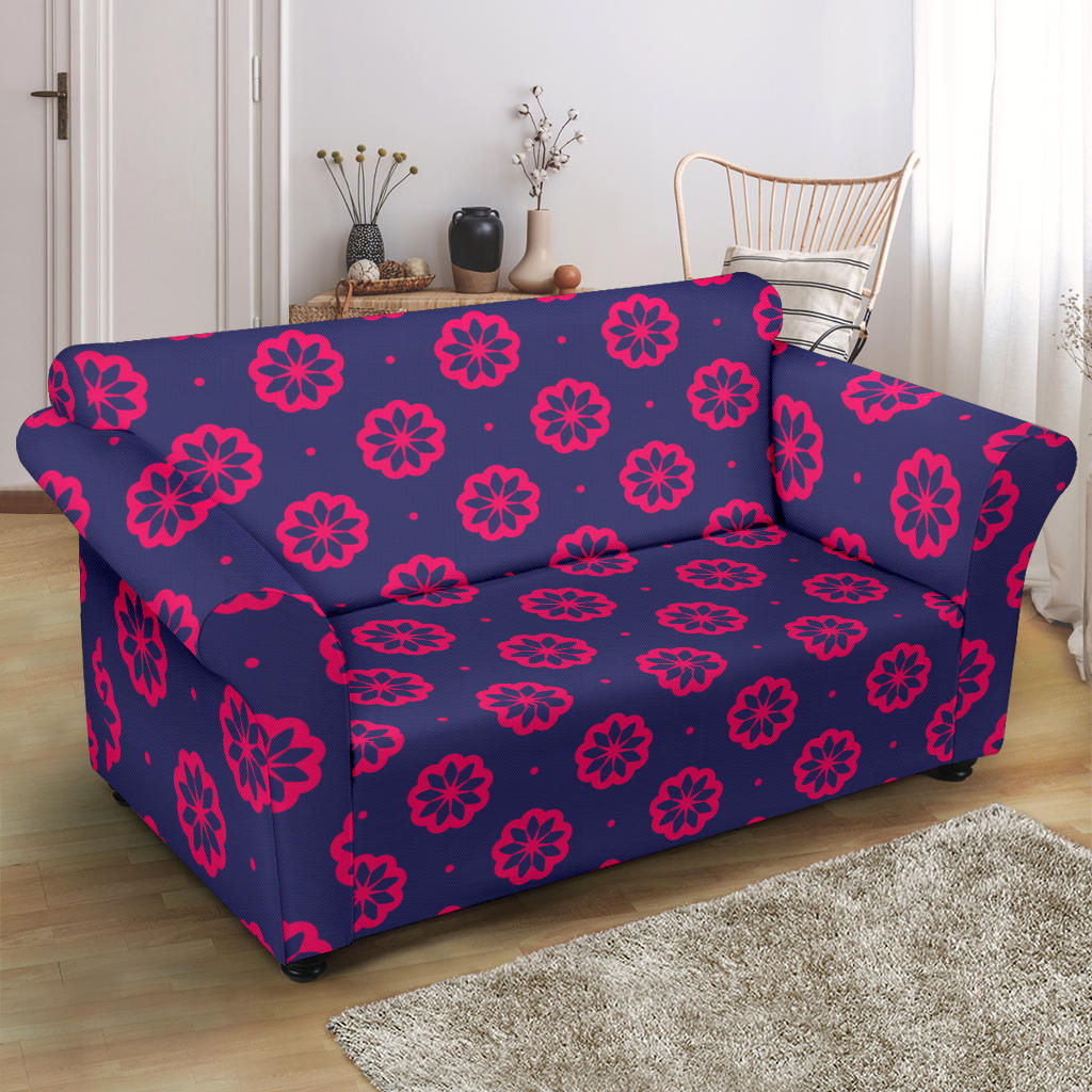 Water Lily Print Design LKS301 Loveseat Couch Slipcover