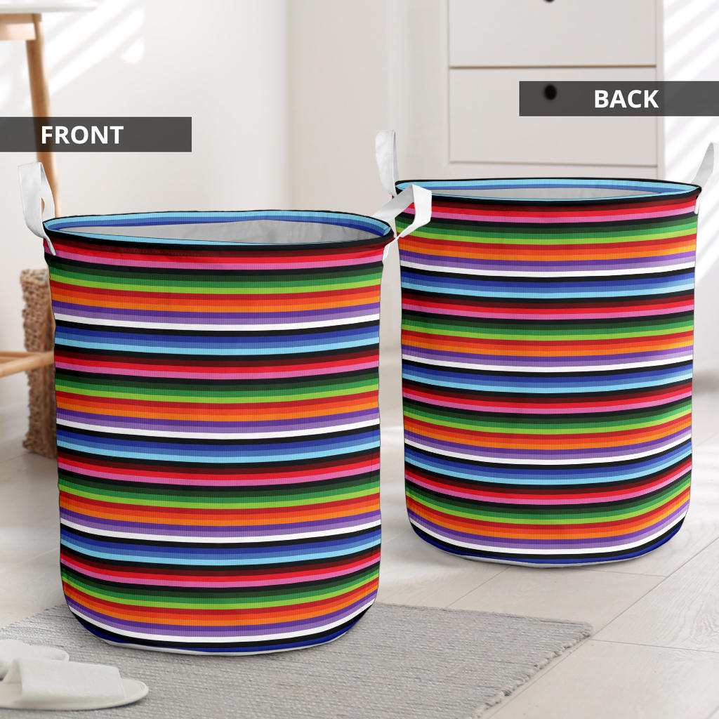 Serape Design Laundry Basket