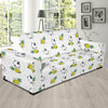 Bull Terriers Pattern Print Design 05 Sofa Slipcover