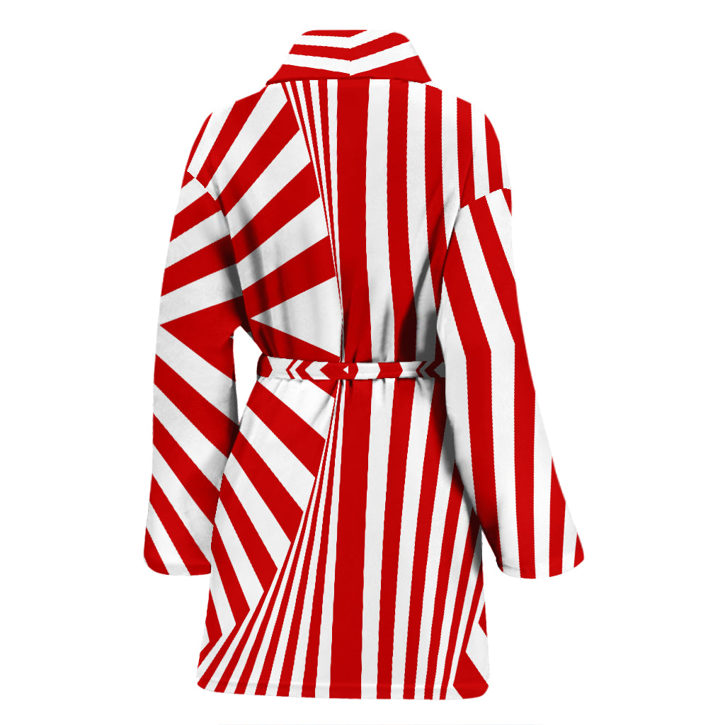 Vortex Print Design LKS304 Women Bathrobe