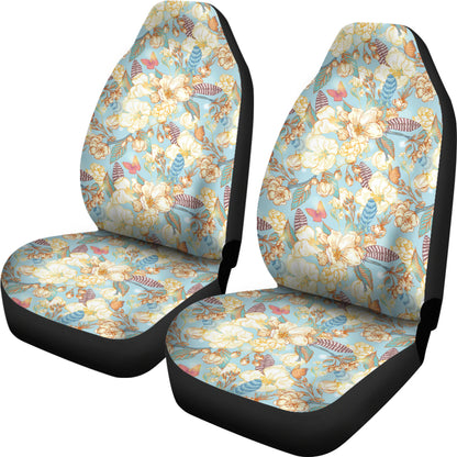 Summer Floral Print Design LKS302 Car Seat Covers