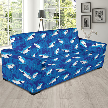 Shark Print Design LKS308 Sofa Slipcover
