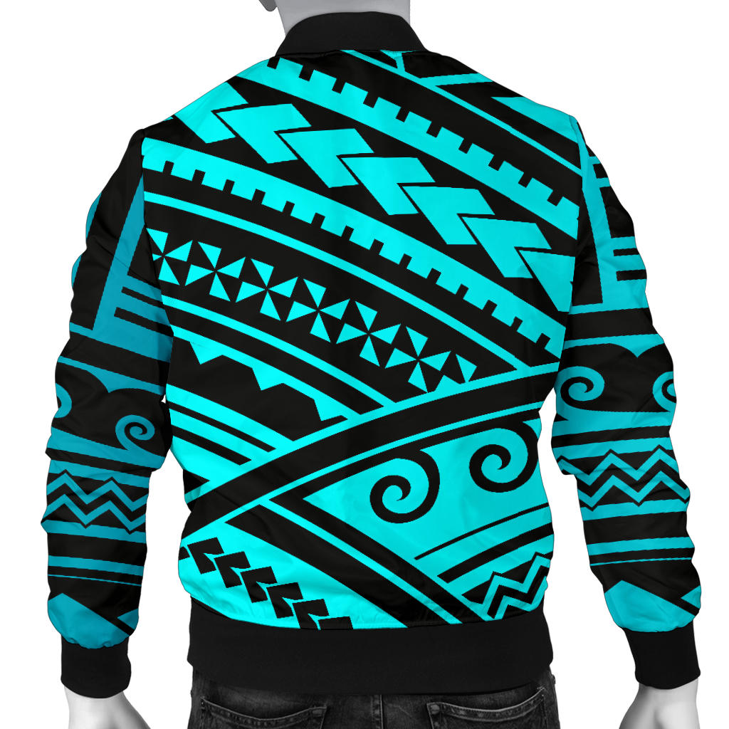 Polynesian Tribal Men Bomber Jacket