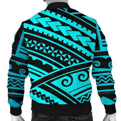 Polynesian Tribal Men Bomber Jacket