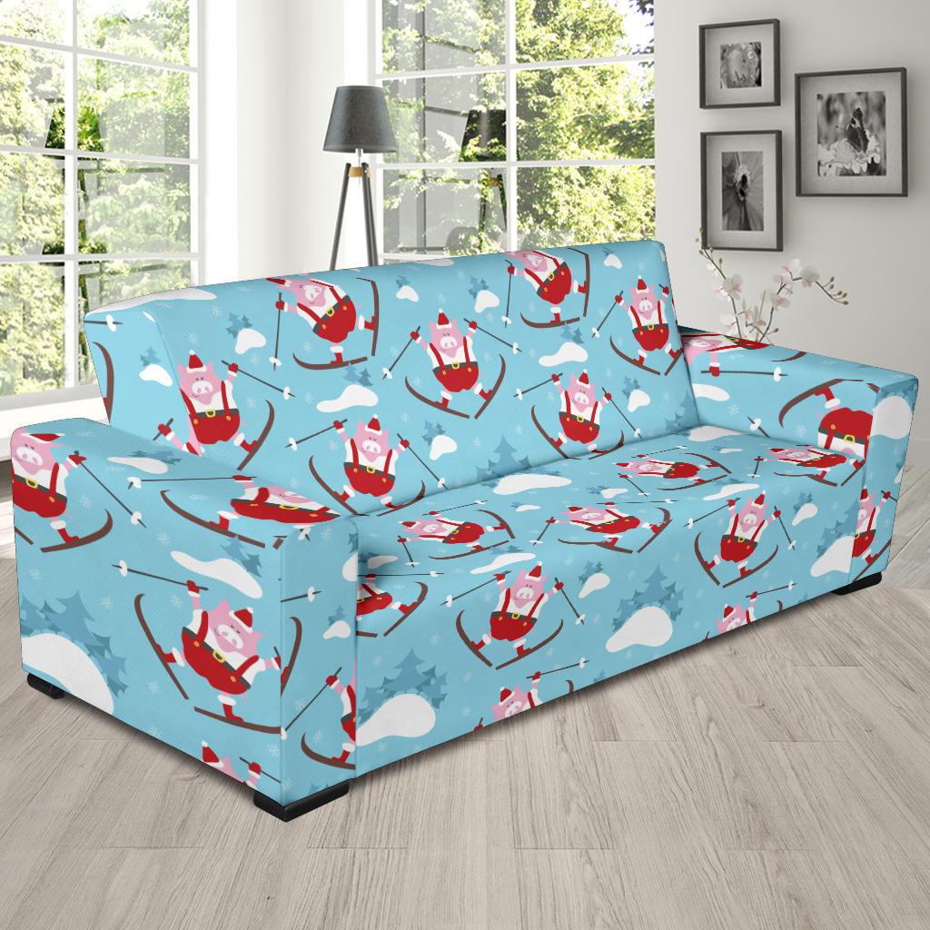 Ski Print Design LKS309 Sofa Slipcover