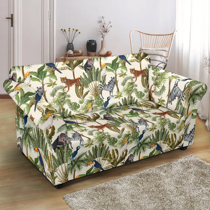 Safari Animal Print Design LKS304 Loveseat Couch Slipcover