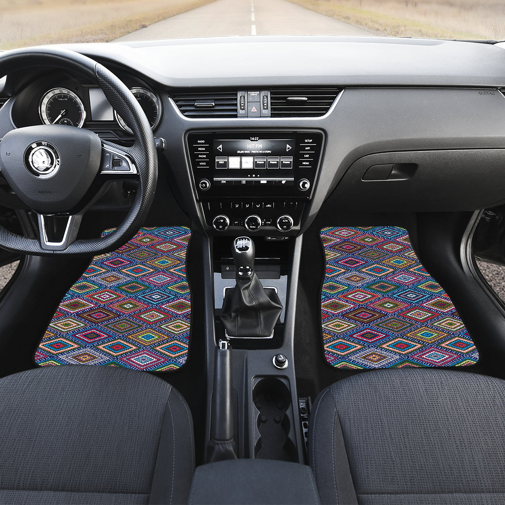Southwestern Design Car Floor Mats Front Back