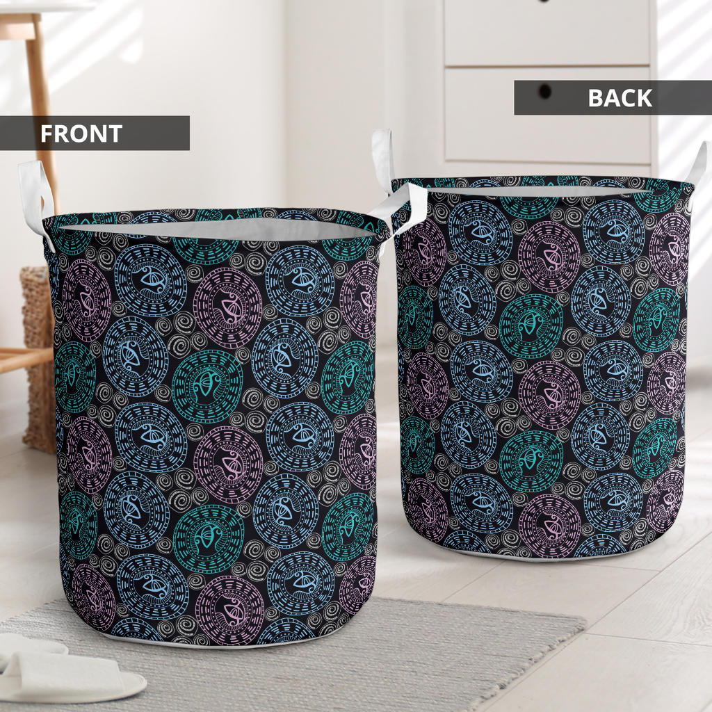 Eye of Horus Ethnic Pattern Laundry Basket