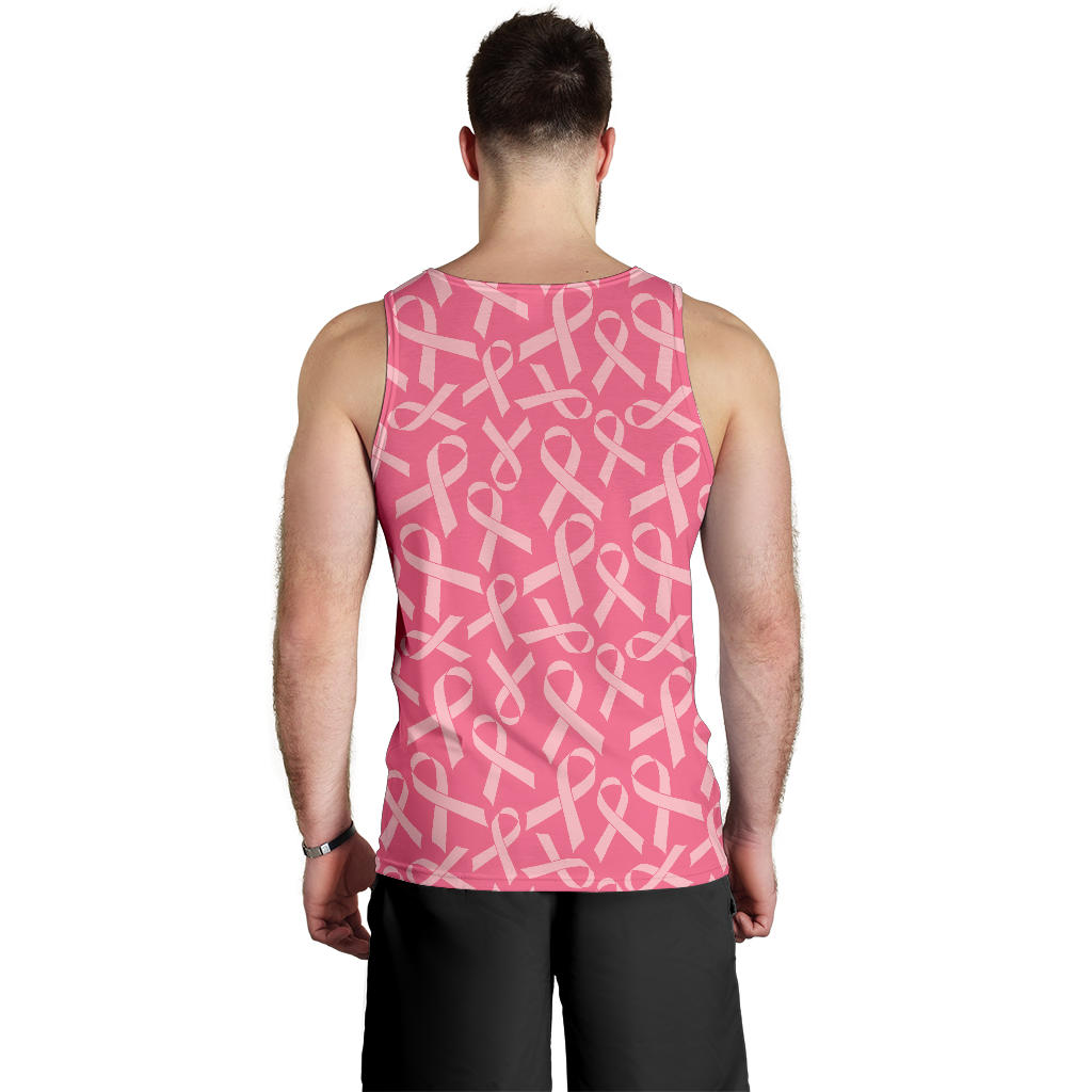 Breast Cancer Awareness Themed Men Tank Top