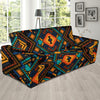 Kente Pattern Print Design 04 Sofa Slipcover