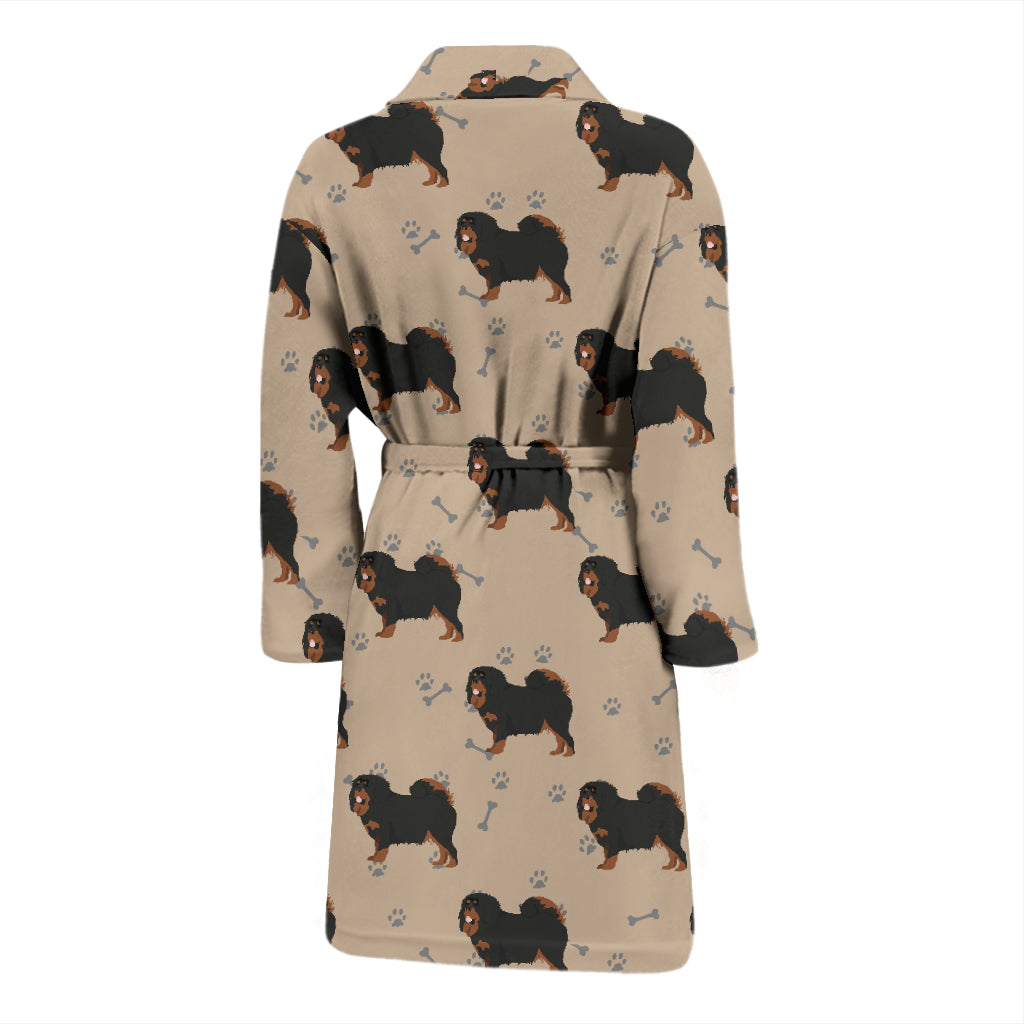 Tibetan Mastiffs Print Design LKS301 Men Bathrobe