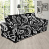 Money Pattern Print Design 02 Sofa Slipcover