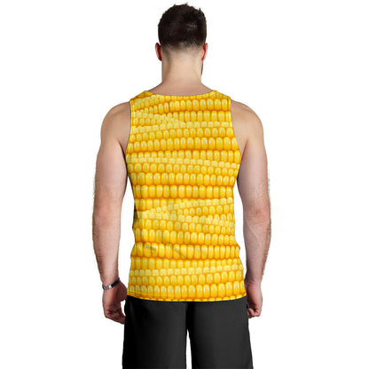 Agricultural Corn cob Pattern Men Tank Top