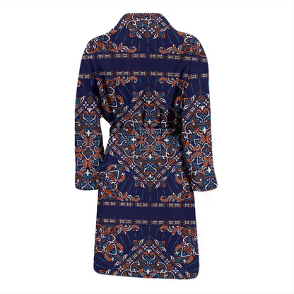 Bandana Print Design LKS3012 Men Bathrobe
