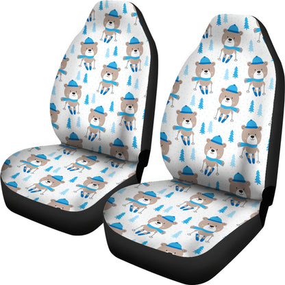 Ski Print Design LKS306 Car Seat Covers