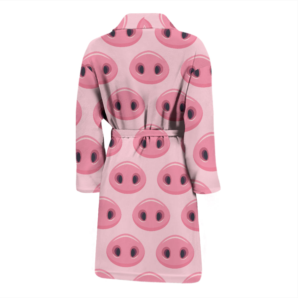 Pig Print Design LKS401 Men Bathrobe