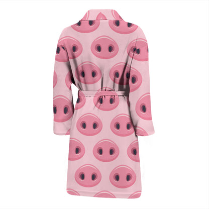 Pig Print Design LKS401 Men Bathrobe