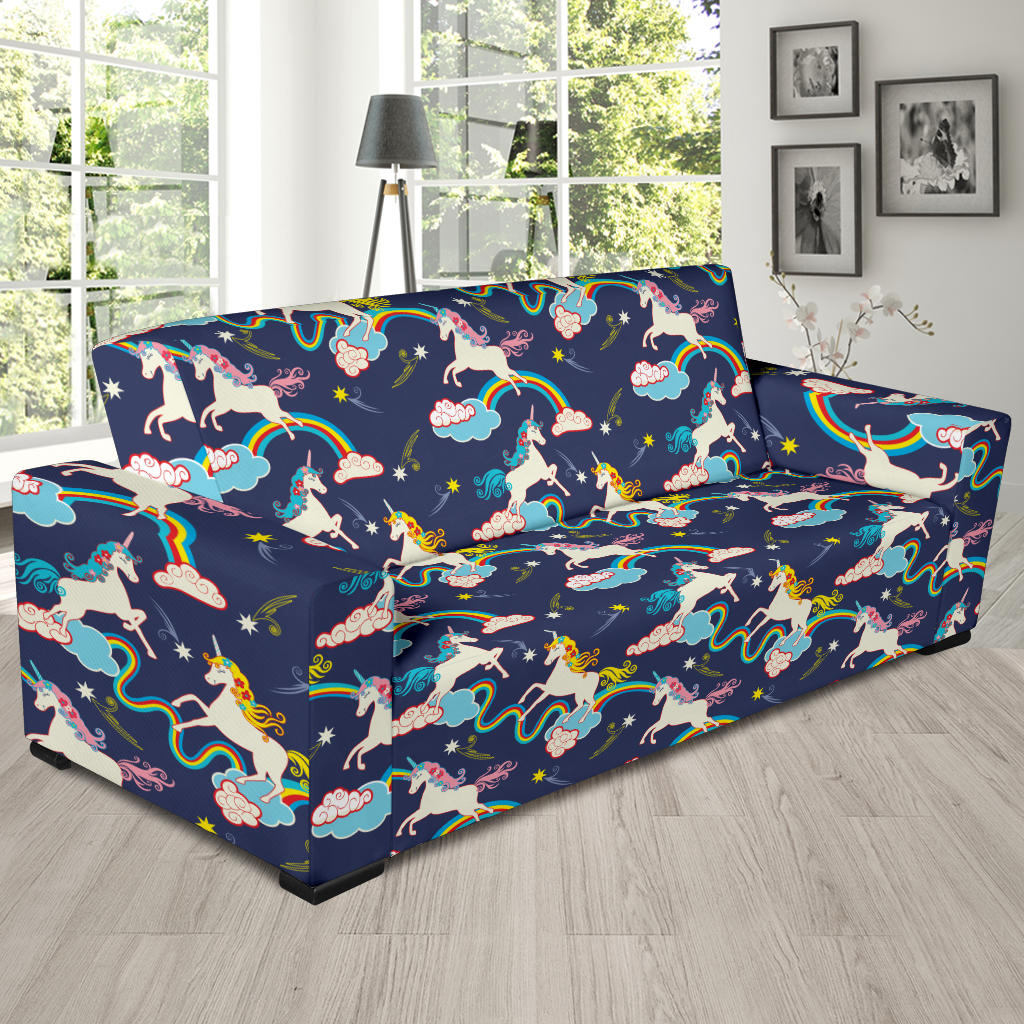Unicorn Print Design LKS304 Sofa Slipcover