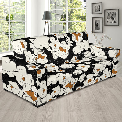 Popcorn Pattern Print Design A02 Sofa Slipcover