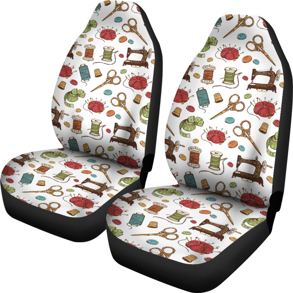 Sewing Equipment Print Design LKS304 Car Seat Covers