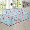 Chihuahua Pattern Print Design 05 Sofa Slipcover