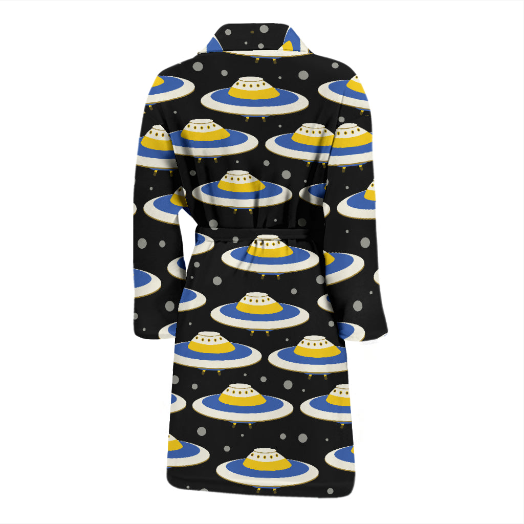 UFO Print Design LKS303 Men Bathrobe