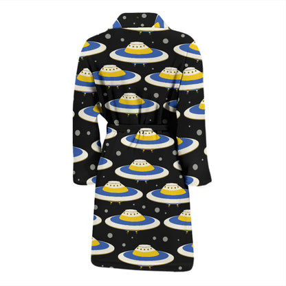 UFO Print Design LKS303 Men Bathrobe