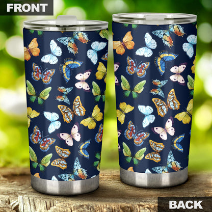 Butterfly Beautiful Print Pattern Tumbler