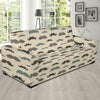 Mustache Pattern Print Design A01 Sofa Slipcover