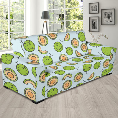 Cantaloupe Pattern Print Design 02 Sofa Slipcover