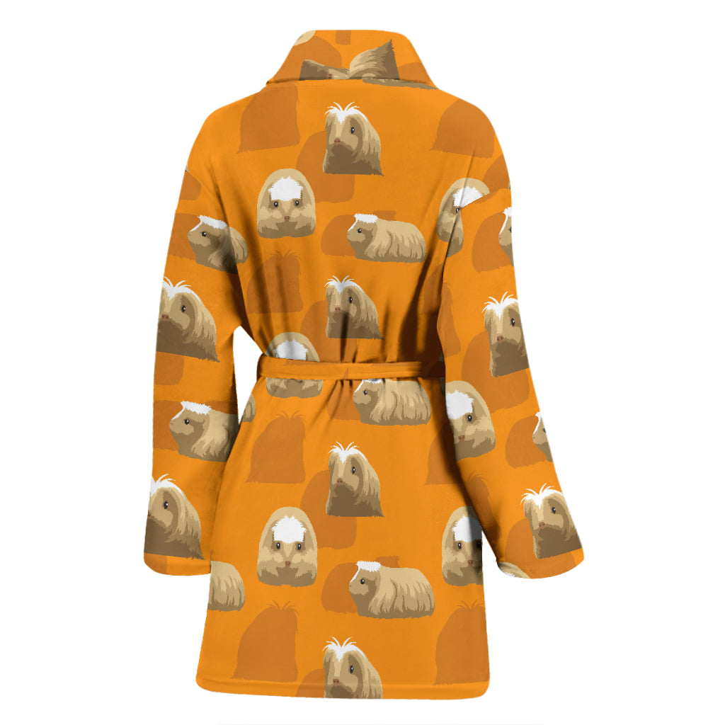 Guinea Pig Print Design LKS403 Women Bathrobe