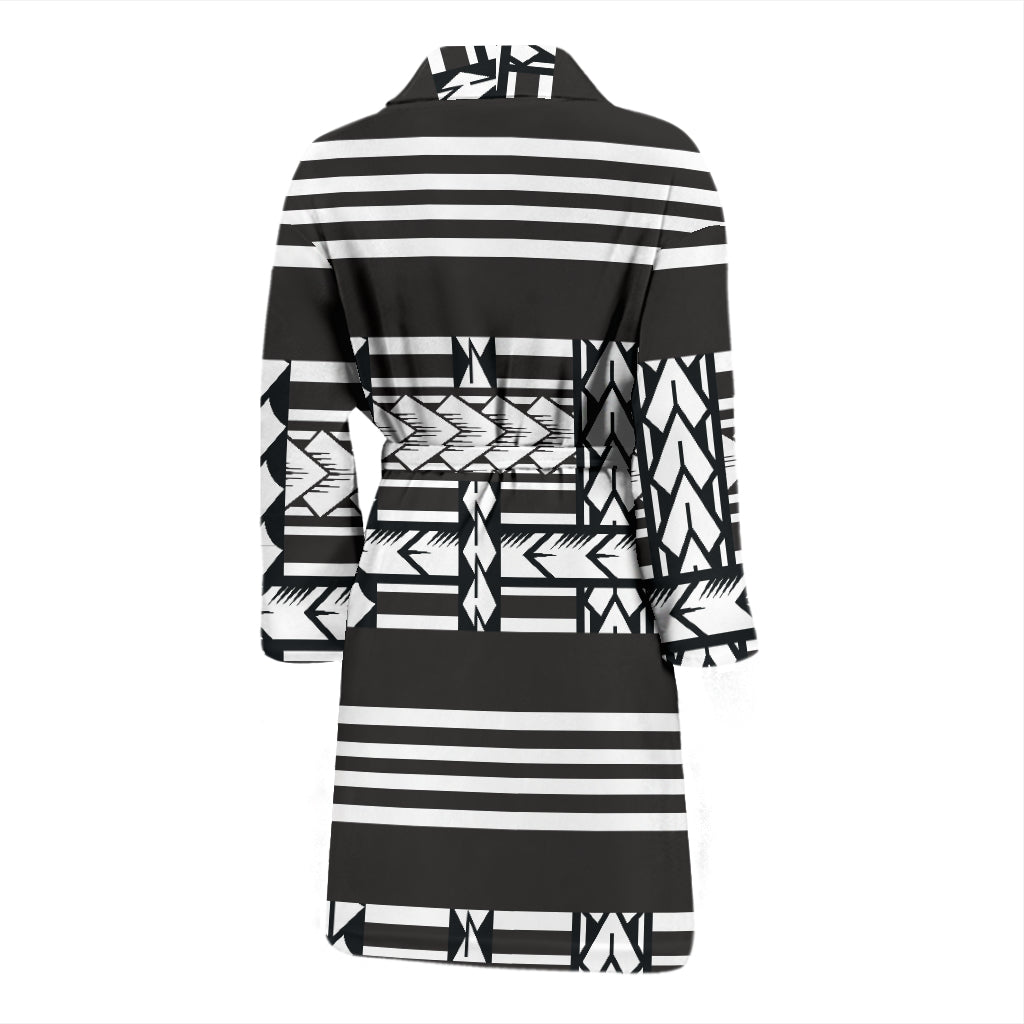 Samoan Tattoo Print Design LKS304 Men Bathrobe