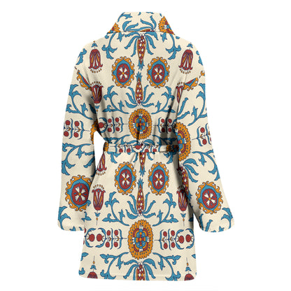 Suzani Print Design LKS301 Women Bathrobe