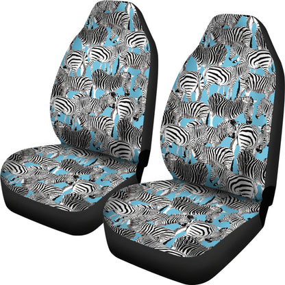 Zebra Print Design LKS305 Car Seat Covers