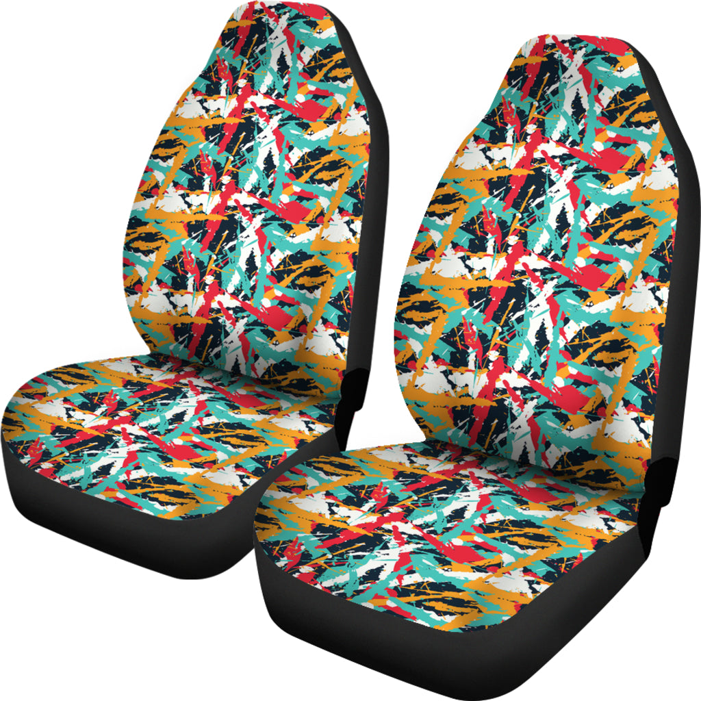 Splatter Print Design LKS304 Car Seat Covers
