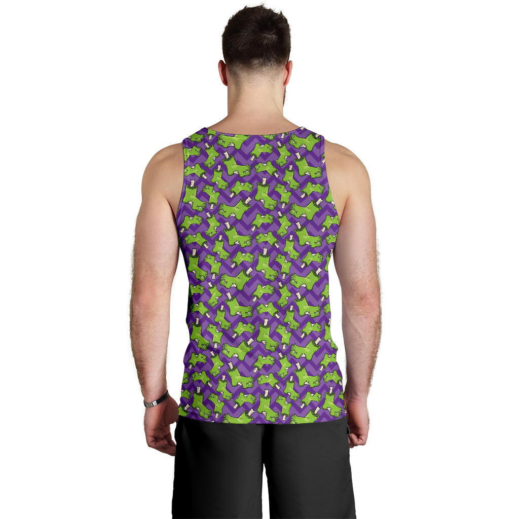 Zombie Foot Design Pattern Print Men Tank Top