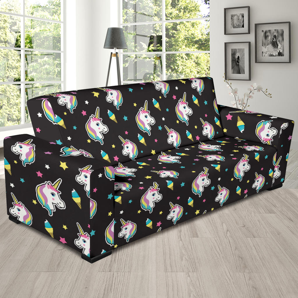Unicorn Print Design LKS302 Sofa Slipcover