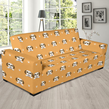Shih Tzu Print Design LKS303 Sofa Slipcover