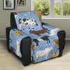 Cattle Pattern Print Design 02 Recliner Cover Protector