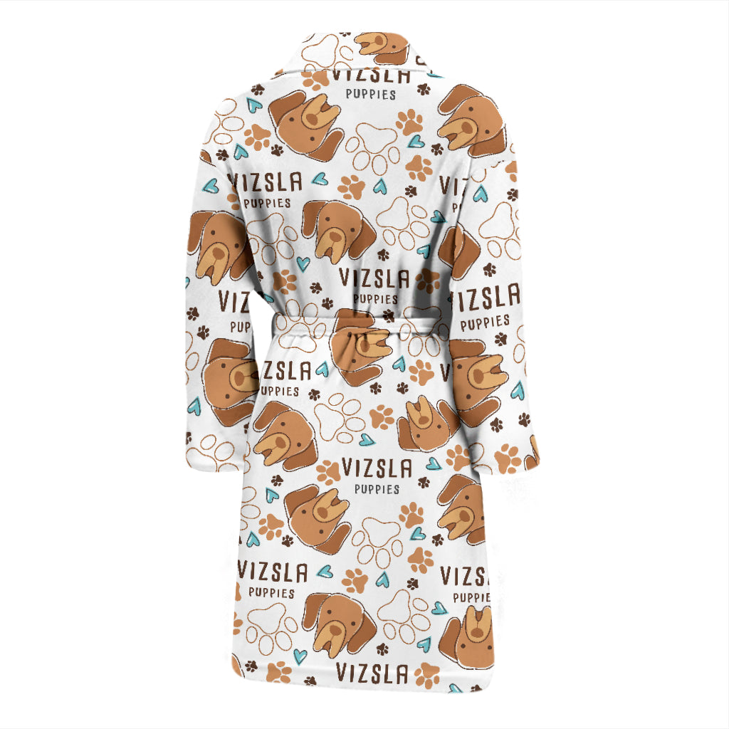 Vizslas Print Design LKS301 Men Bathrobe