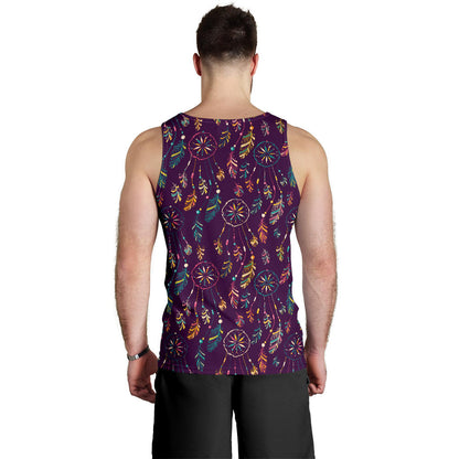 Dream Catcher Boho Design Men Tank Top