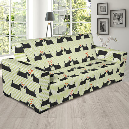 Scottish Terriers Print Design LKS304 Sofa Slipcover