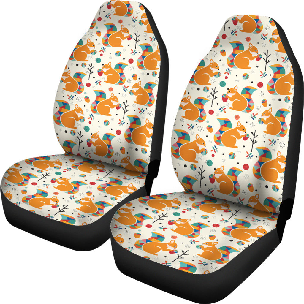Squirrel Print Design LKS304 Car Seat Covers