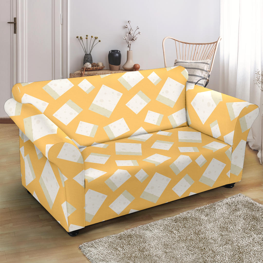 Tofu Print Design LKS302 Loveseat Couch Slipcover